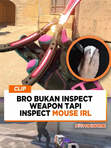 Bro bukan inspect senjata malah inspect mouse irl 🔥 🔥 Source: Loagurt ✍🏻Content Creator : Gondrong 🎨Creative Director : Ridwan Ura 💼Producer : Rahmat Handiko #kotakgame #cs2 #counterstrike