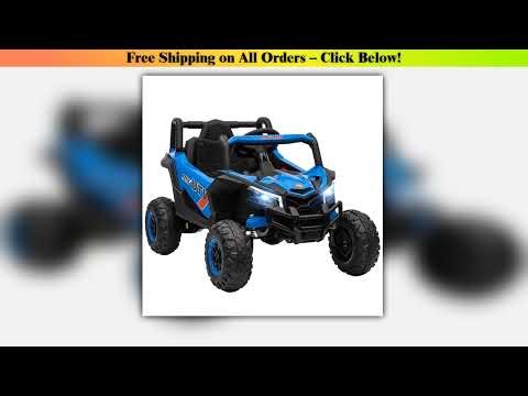 Aiyaplay Electric Car for Children Utv 12V with 2 Motors 2.4g Remote Control Speed up to 7 Km/H