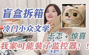 【读书日常】完美！盲盒拆箱丨小众冷门文学，第一本就戳中我的小心脏！