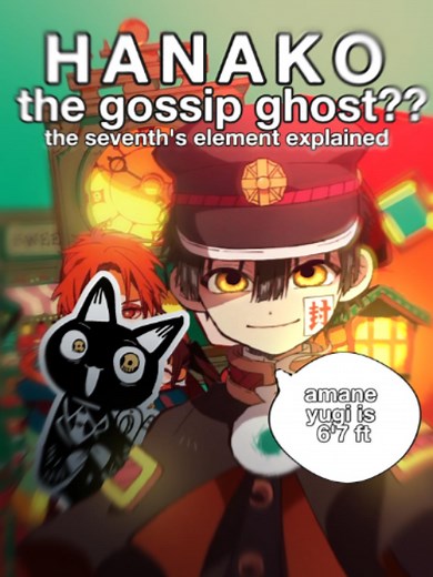 Hanako the Gossip Ghost. Purely based off of internet research. Feel free to correct~! 😸 #toiletboundhanakokun #tbhk #jibakushounenhanakokun #jshk #yashironene #hanakokun #hananene #fyp #foryou