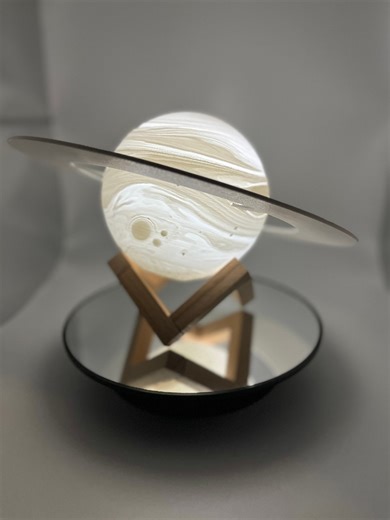 3D Printed Solar System Planet Lamps - 16 Color Changing RGB Night Light With Stand - Etsy