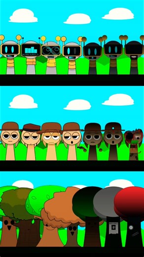 3 Phase Combo Like Funbot x Tunner x Mr. Tree 🔥 Incredibox Sprunki 🔥 #incredibox #duomix #sprunki