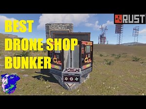 BEST Vending Machine / Drone Shop Bunker Design - RUST 2022