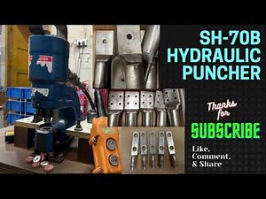 SH-70B Hydraulic Puncher | Specific Punch Hole Size on Cable Lug