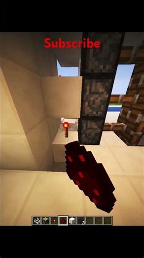 automatic door in minecraft || @minecraft @gaming @door @automatic door