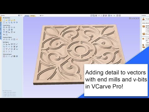Easily make beautiful designs in VCarve!