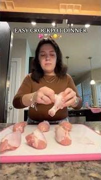 Crockpot chicken legs that are actually good! 😋🍗✨ #crockpot #dinner #easyrecipe #cooking #fyp