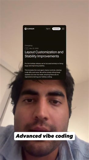 Aryan Singh on Instagram: "Advanced vibe coding"