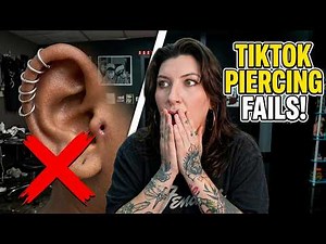Professional Piercer Reacts to TikTok's Worst Piercings!