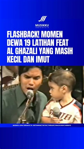 MUSIK INDONESIA 🇮🇩 on Instagram: "Keren ya, Al kecil-kecil bisa featuring musisi hebat... Flashback Dewa 19 saat latihan. Bukan hanya aksi para personelnya yang jadi sorotan, tapi juga kehadiran Al Ghazali yang waktu itu masih kecil dan menggemaskan. #musikku | @musikkupedia - Credit : @ahmaddhaniofficial | @alghazali7"