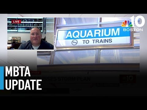 MBTA gives update on storm plan