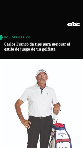 #Golf | Carlos Franco es sinónimo de golf en Paraguay. Su trayectoria deportiva no solo marcó un antes y un después para la disciplina, sino que abrió puertas internacionales a generaciones posteriores. 🔶El ex número uno sudamericano dio tips para que cualquier golfista mejore su juego. 📲 abc.com.py/deportes | ABC Deportes