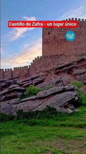 Impresionante el Castillo de Zafra, 4k España