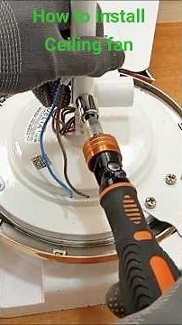 How to Wire a Ceiling Fan | Quick Electrical Tutorial| #Shorts #oblonielectrical #electrical