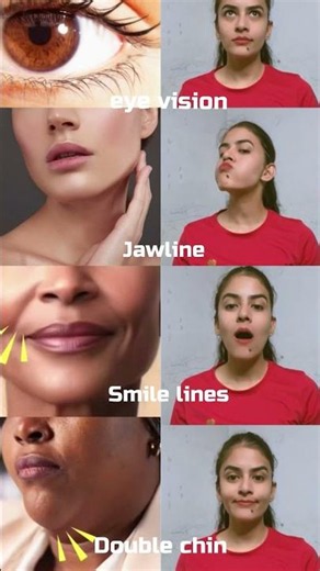 Get Rid of Double Chin & Smile Lines Naturally | Face Yoga Routine| Anti Aging Face Yoga For Glow