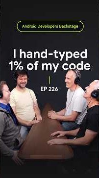 Are you still typing code?