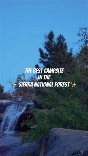 The best campsite in the Sierra national forest #campsite