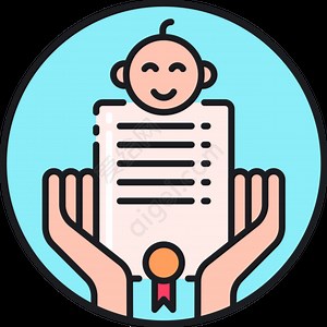 出生证明(Birth Certificate)_psd|png - 平面设计模版_素材免费下载 - 爱给网