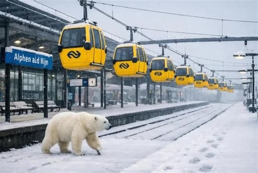 Nieuwe dienstregeling N S #Sneeuw #winter #spoorwegen