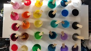 33K views · 734 reactions | 30 color acrylic pour tree ring! I used...