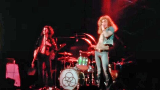 Previously unseen Led Zeppelin footage from 1973 finds Robert Plant in a playful mood