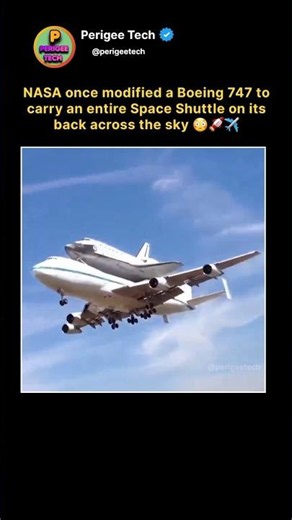 NASA Flew a Space Shuttle on Top of a 747 😳🚀
