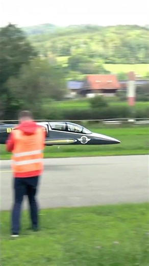 This Giant RC Jet Floats By in an Extreme Low Pass! 🤯