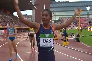 WATCH video of Hima Das’ gold medal-winning sprint from World U20 Championships in Tampere
