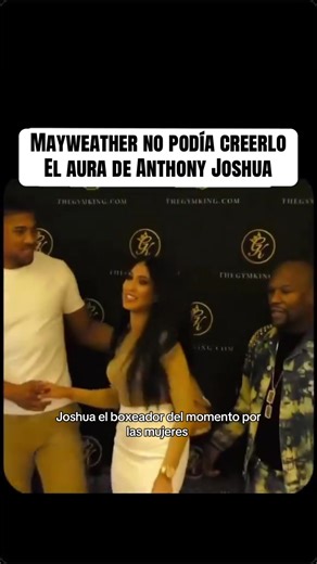 Mayweather y el Aura de Joshua en un Momento Único