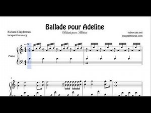 Ballade pour Adeline Sheet Music for Piano
