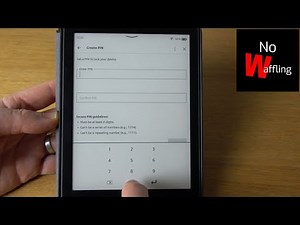 How to Set Up PIN on Amazon Kindle Paperwhite 11th Gen - Beginners guide