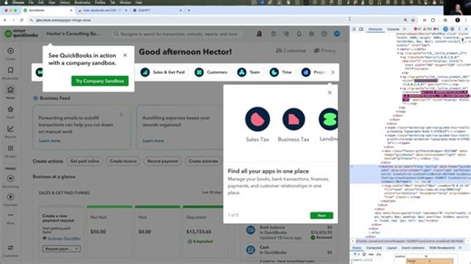 Remove Popups from QuickBooks Online (and build other custom automations) | Sara Laidlaw Woodruff