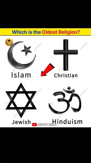 Which is the Oldest Religion? 😱 #shorts