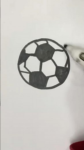 How to Draw a Soccer Ball ⚽