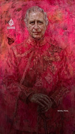 603K views · 7K reactions | King Charles reveals his first official portrait since his coronation ceremony. | Al Jazeera English | Facebook