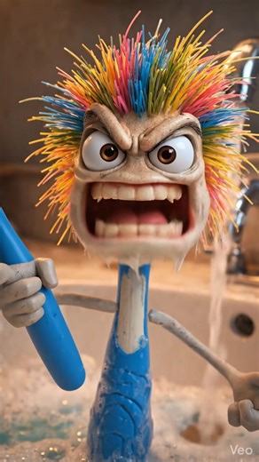 Oyee sunn re🔊 Tere दाँतों की वाट lag gayi hai kya 🦷😂 #brush #water