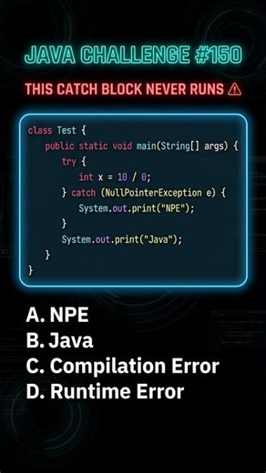 Java Stops This Code Before It Runs ⚠️