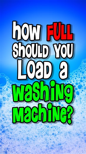 Renae on Instagram: "How full should you load a washing machine? (No, the video isn't cut off--it's cut this way to loop to the beginning. :)) #WashingMachine #ApplianceRepair #Laundry #Laundry101 #cleaning"