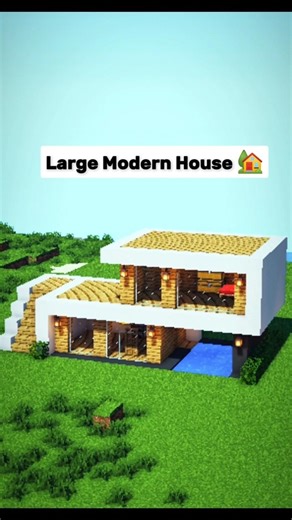 Minecraft Large Modern house 🏡