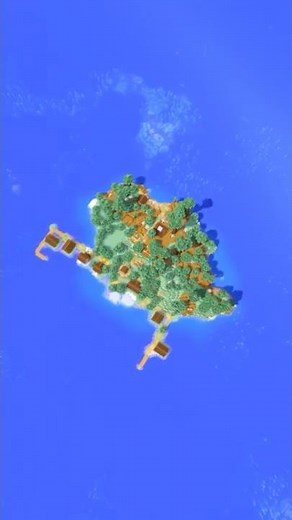 Minecraft Taiga Island Village Seed!