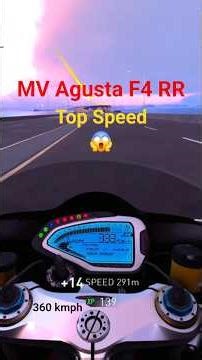 MV Agusta F4 RR | PS5 | Top Speed run #shorts #viral #trending tren