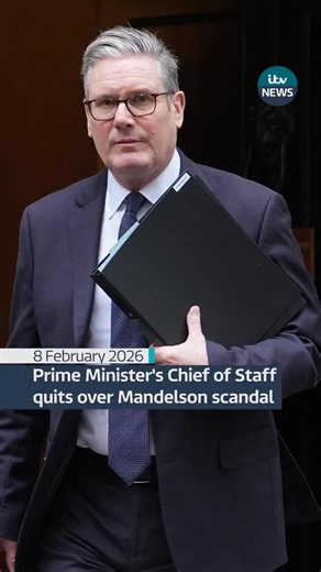 Prime Minister’s Chief of Staff Morgan McSweeney quits over Mandelson scandal. ITV News has attempted to contact Mandelson multiple times in relation to the allegations against him but has not received a response #itvnews | ITV News