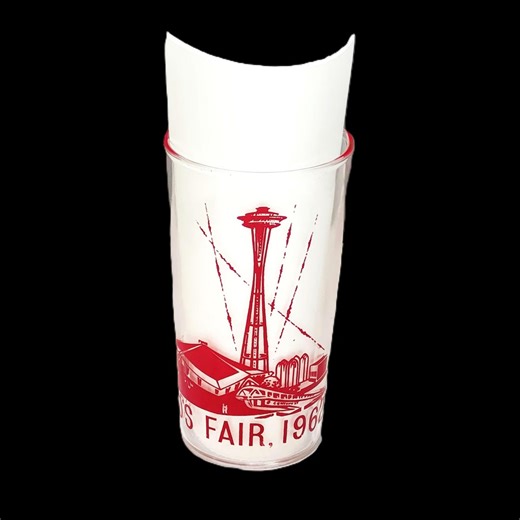 1962 Seattle World's Fair Glass: Space Needle Souvenir, Century 21 Exposition, Mid-century Collectible - Etsy