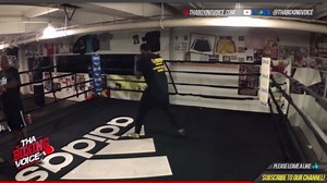 Earl Newman Jr. Focused Ready For Next Fight Shadow Boxing Staying Ready