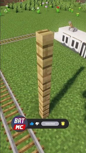 How To Make Mini Toy Train İn Minecraft #minecraft #minecraftshorts #minecrafttutorial