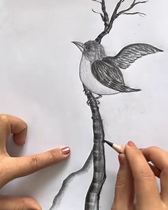 12M views · 192K reactions | Incredible art on a blank white paper! | Art & Painting | Facebook