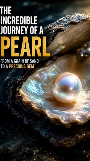 Inside a Pearl Before It Was Born #shorts #pearl #naturefacts #ocean #science
