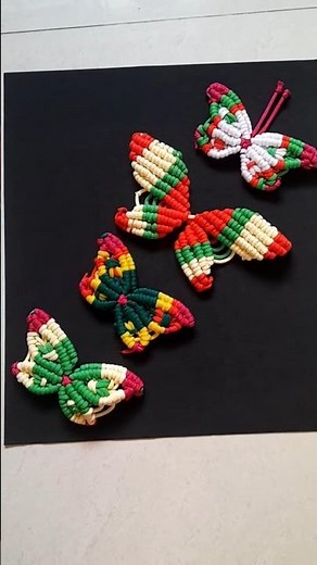 macrame butterfly making ideas. simple and easy macrame butterfly designs #macramebutterfly #macrame