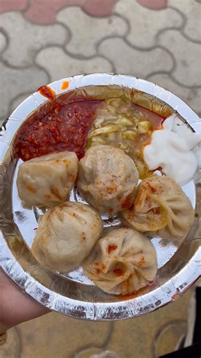 Food challenge: Street food challenge |#food #foodchallenge #momos #streetfood