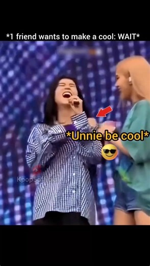 rosè unnie sister cool，rosé making her cool 😱 #lisa #rose #jisoo #blackpink #블랙핑크 #shorts